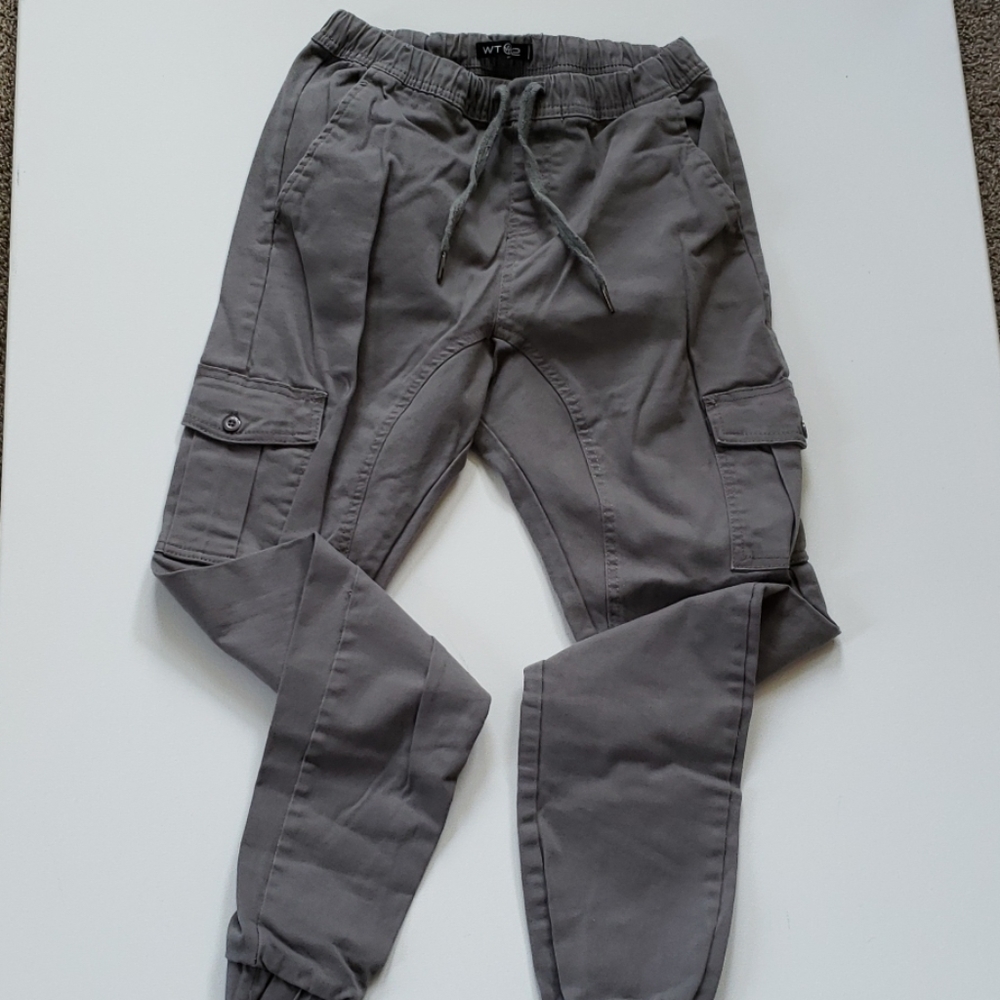 Khakis Elastic Waist and Ankle Pants Size S
